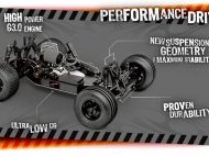 HPI E-FIRESTORM 85213 - MAIN CHASSIS